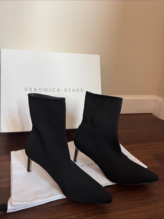 Veronica Beard Shoes - VERONICA BEARD Lakota Ankle Sock Boots Black Size 7.5